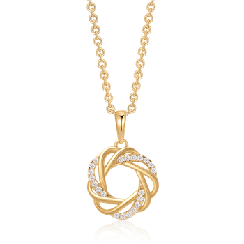 Sølvforgyldt halskæde, från Støvring Design