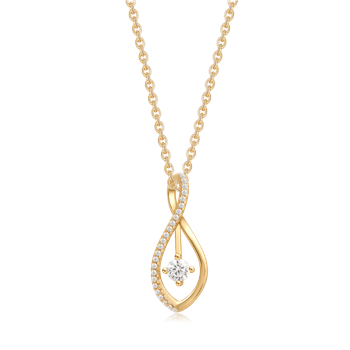 Sølvforgyldt halskæde, från Støvring Design