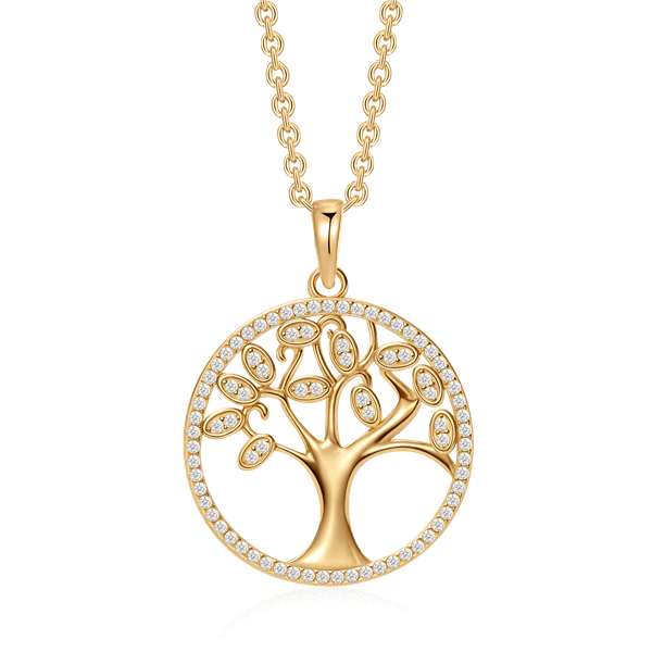 Sølvforgyldt halskæde, från Støvring Design