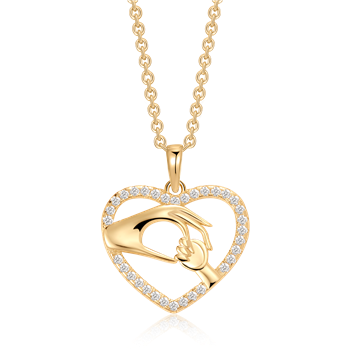 Sølvforgyldt halskæde, från Støvring Design