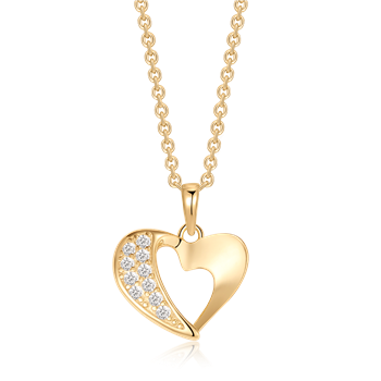 Sølvforgyldt halskæde, från Støvring Design