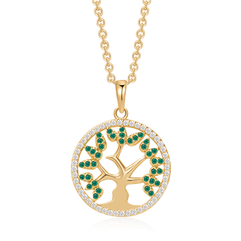 Sølvforgyldt halskæde, från Støvring Design