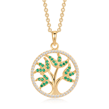 Sølvforgyldt halskæde, från Støvring Design