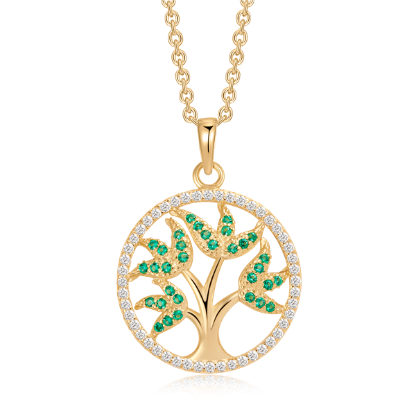 Sølvforgyldt halskæde, från Støvring Design