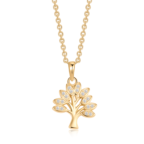 Sølvforgyldt halskæde, från Støvring Design