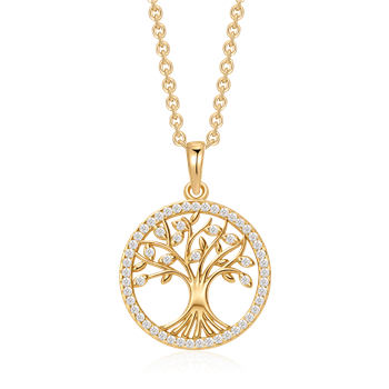 Sølvforgyldt halskæde, från Støvring Design