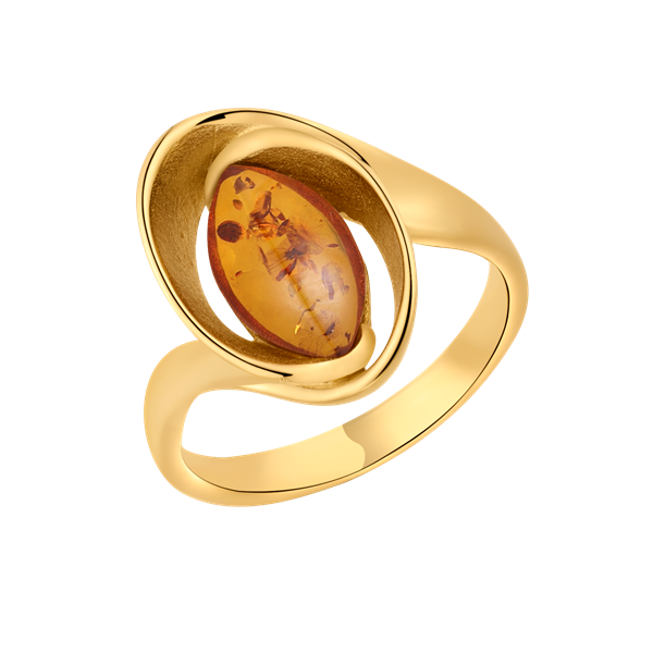 Sølvforgyldt ring, från Støvring Design
