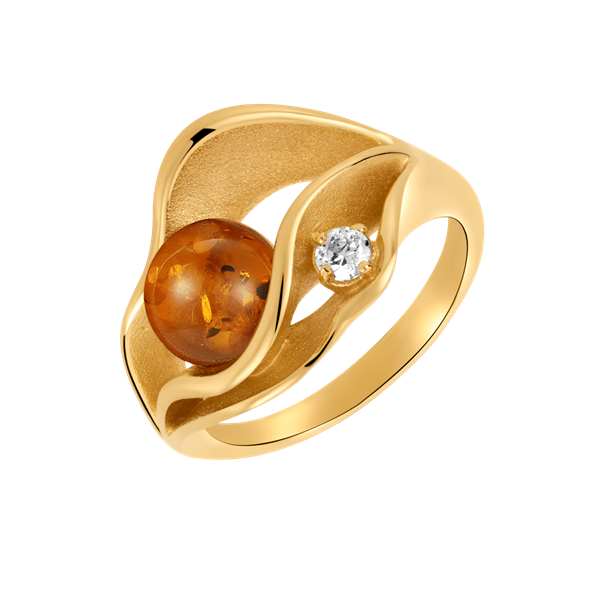 Sølvforgyldt ring, från Støvring Design