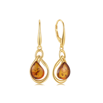 Sølvforgyldt ørehænger, från Støvring Design