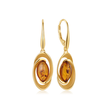 Sølvforgyldt ørehænger, från Støvring Design