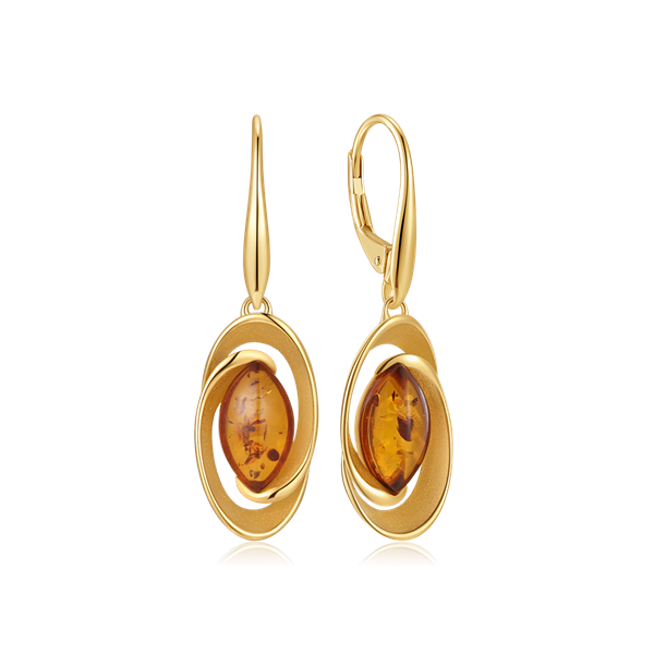 Sølvforgyldt ørehænger, från Støvring Design