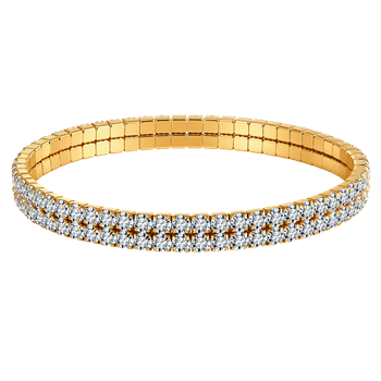 Stål forgyldt armbånd, från Støvring Design