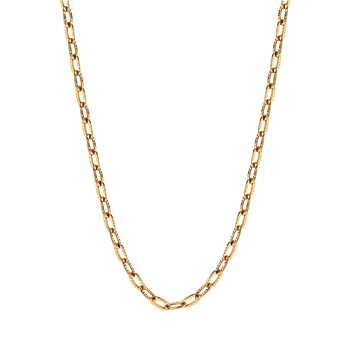 Stål forgyldt collier, från Støvring Design