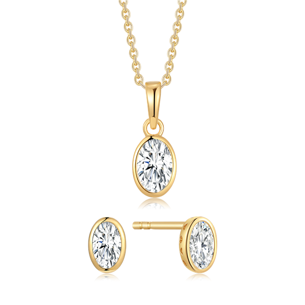 Sølvforgyldt sæt, från Støvring Design