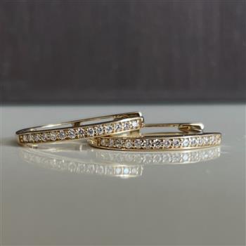 Creol knæk 14 karat 0,12 ct WSI, från L&G