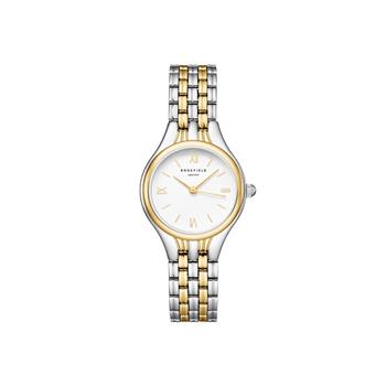 Rosefield Muse damklocka i guld och silver 26 mm