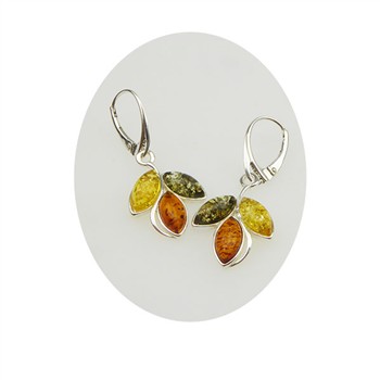 Earring - 925 with Amber Ørering, från San - Links of Joy