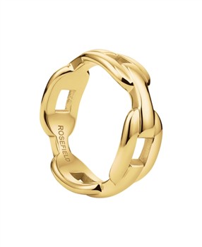 Rosefield Ridged Ring JRRR52G-J763, från Rosefield