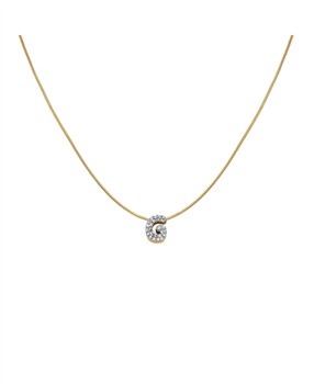 Rosefield Pave Letter G Necklace JNMGG-J1079, från Rosefield