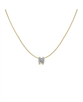 Rosefield Pave Letter N Necklace JNMNG-J1086, från Rosefield
