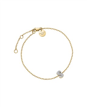 Rosefield Pave Letter S Bracelet JBMSG-J1119, från Rosefield