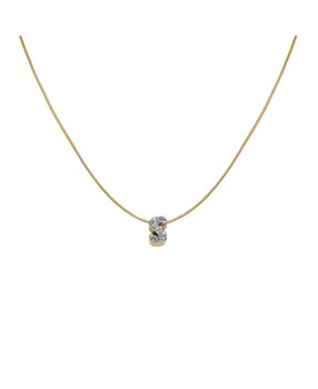 Rosefield Pave Letter S Necklace JNMSG-J1091, från Rosefield