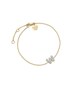 Rosefield Pave Letter W Bracelet JBMWG-J1123, från Rosefield