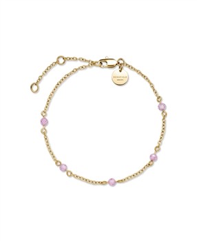 Rosefield Pink 5 Stone Bracelet JBPSG-J813, från Rosefield