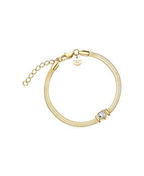 Rosefield Snake Heart Bracelet JBSWG-J1010, från Rosefield