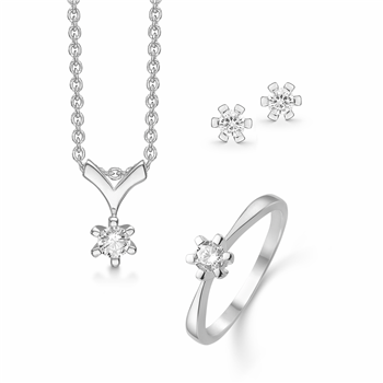 Sølv smykkesæt, från Støvring Design