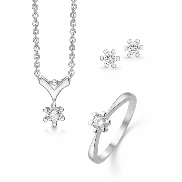 Sølv smykkesæt, från Støvring Design