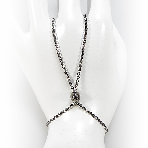 Hand Jewellery Sterlingsølv/925  Black rhodium S, från San - Links of Joy