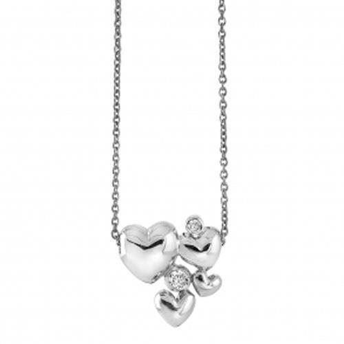 Rabinovich Heart Alliance 925 Sterling Silver Necklace Oxidised, model 63016170