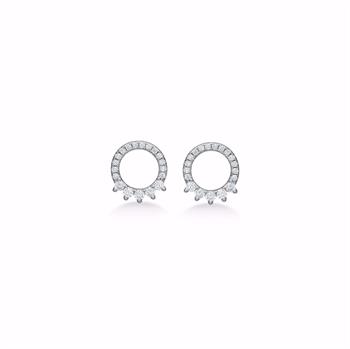 Seville Jewelry Ellie örhängen i silver med zirkonia