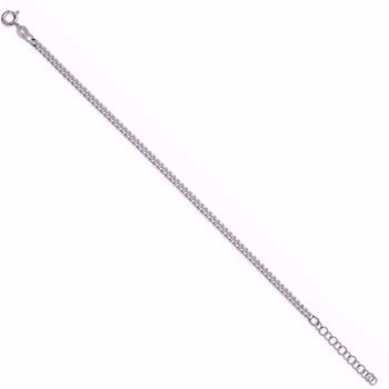 Seville Panser armbånd i silver 16+3 cm