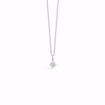 Seville blomhalsband i silver