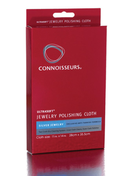 Cleaning cloth for silver or gold jewellery