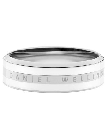 DANIEL WELLINGTON CLASSIC RING, SATIN WHITE & SILVER